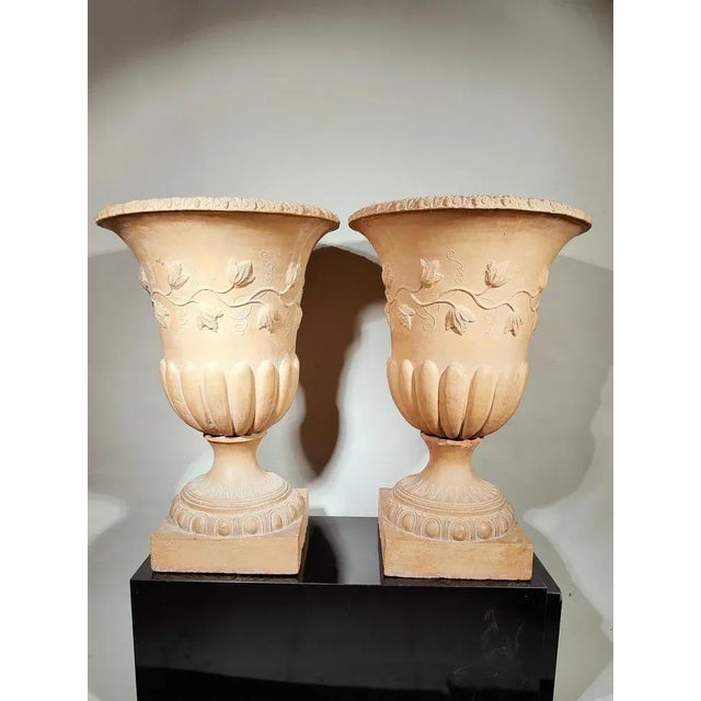 Antique Terracotta Cups, 1846, Set of 2 For Sale - Image 11 of 12