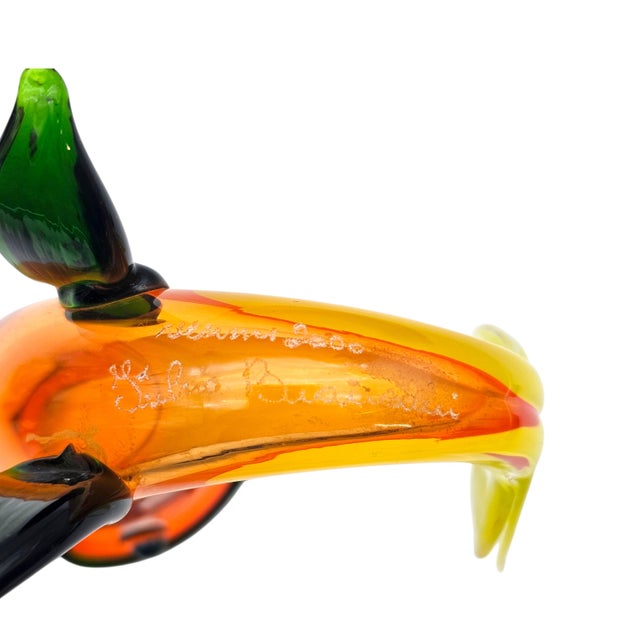 Fulvio Bianconi for Venini Signed Murano “Pesce” Fish Vase For Sale - Image 12 of 13