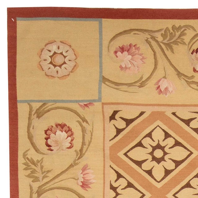 Textile European Inspired Aubusson Rug by Doris Leslie Blau For Sale - Image 7 of 7