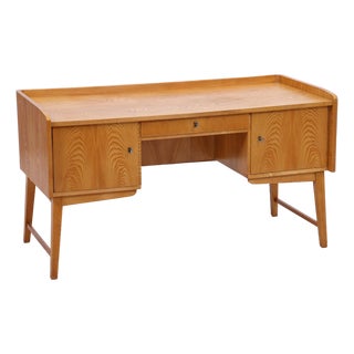 Mid-Century Ash Desk, 1960s For Sale
