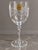 1980s Vintage Lead Crystal Wine Glasses with Floral Etching, France, 1980s, Set of 5 For Sale - Image 5 of 5