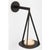 Visual Comfort Barbara Barry for Visual Comfort Signature Divina 19" Floating Bowl Sconce in Modern Iron with Alabaster For Sale - Image 4 of 11