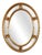 Neo-Classical Style Tilted Oval Mirror from Deknudt, Belgium, 1950s For Sale