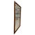 Vintage Mid-Century Modern Wood Frame Wall Mirror For Sale - Image 4 of 8