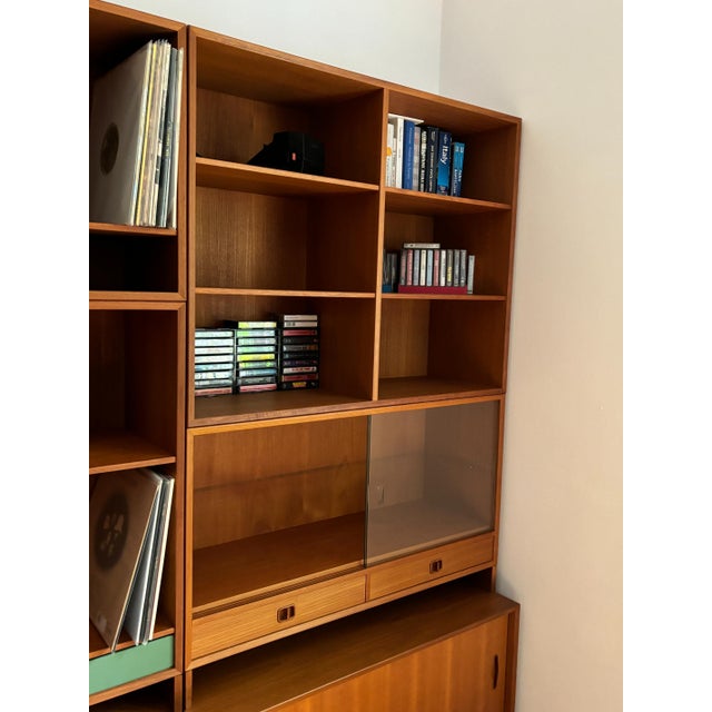 Wood Model Domi 3 Shelving System in Teak by Nils Jonsson for Troeds, Sweden, 1960s For Sale - Image 7 of 18