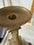 Late 20th Century Pair of Vintage Indian Brass Geometric Candlesticks 11” For Sale - Image 5 of 9