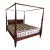 Vintage Ca 1989 Canopy King Size Bed, Frame Only For Sale