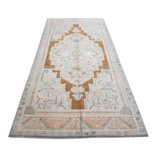 1960s Vintage Home Decor Oushak Rug For Sale