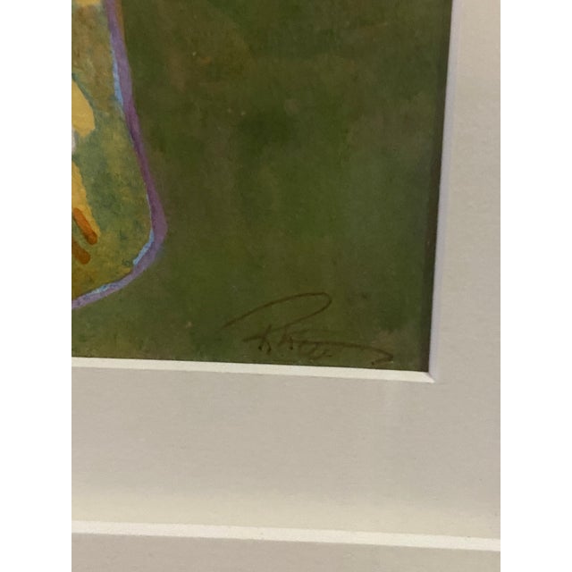 1990s 1990s Rhett Thurman Western Cowboy Scene Watercolor on Paper Framed For Sale - Image 5 of 8