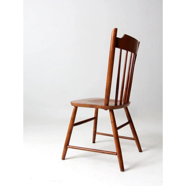 Brown Mid-Century Tell City Windsor Chair For Sale - Image 8 of 10
