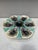 French Majolica oyster plate Orchies, circa 1910.