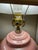 1980’s Pretty in Pink Glass Ginger Jar Lamp Pair For Sale - Image 9 of 9