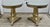Vtg. Pair Italian Regency Style Carved Wood Pedestal End Tables W/Mirrored Tops For Sale - Image 11 of 15