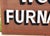 Metal Hand Painted Advertising Metal Sign Wood Furnaces For Sale - Image 7 of 12