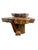 Late 20th Century Vintage Organic Modern Two-Tier Live Edge Wood Coffee Table For Sale - Image 5 of 18