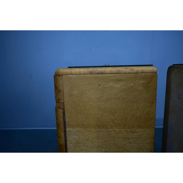 Art Deco Bedside Tables, Former Czechoslovakia, 1930s, Set of 2 For Sale - Image 11 of 18