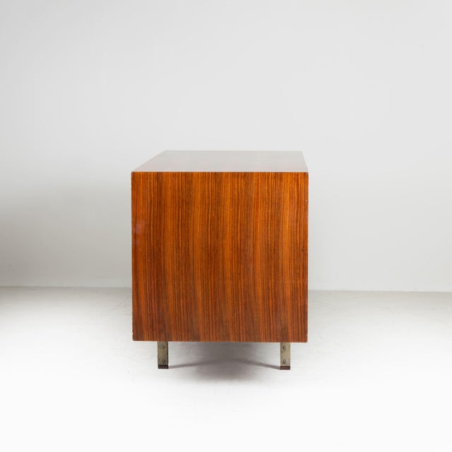 Mid-Century Double-Sided Wooden Sideboard, 1950s For Sale - Image 4 of 18