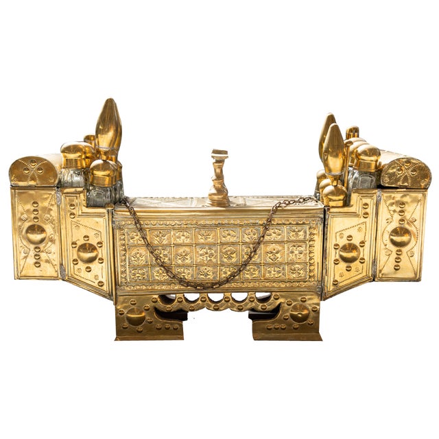 Turkish Shoe Polisher in Brass, 1970s For Sale