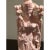 Folk Art Early 20th Century Hand Carved Goddess Figurine 9.5" Standing on Lotus Base For Sale - Image 3 of 6