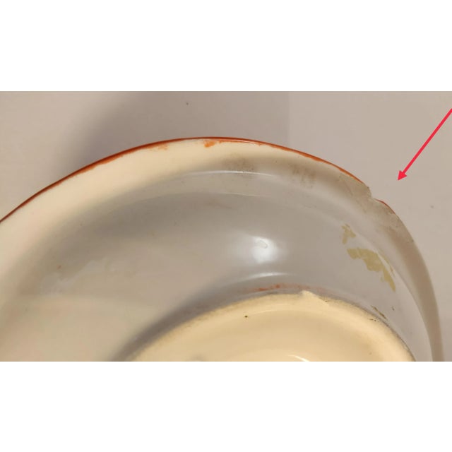 Mid Century Italian Orange Ceramic Painted Juicer For Sale In Fayetteville, AR - Image 6 of 7