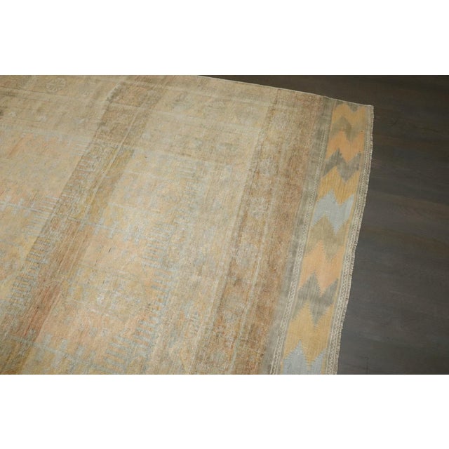 Neutral Antique Persian Balouch Rug - 7'2" x 13'6" For Sale - Image 10 of 11
