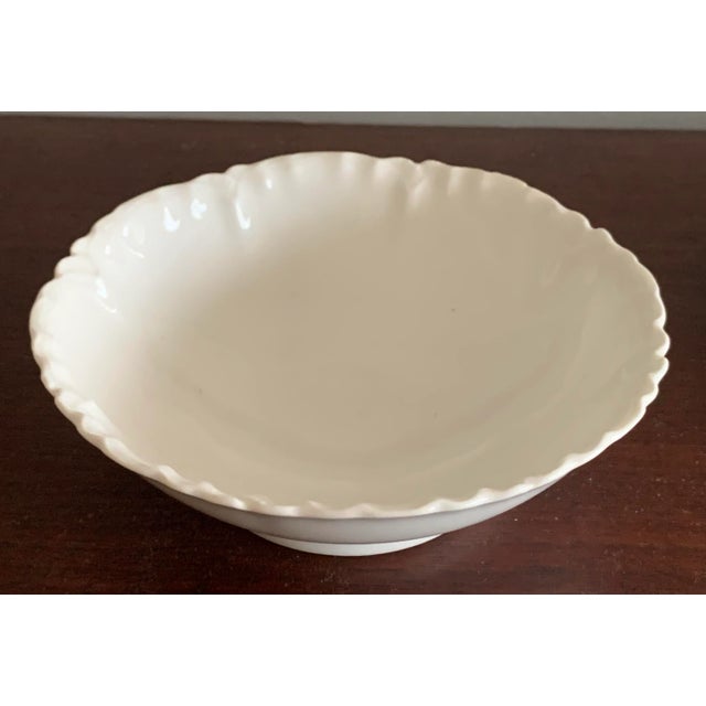 Haviland Limoges France Ranson Blank White 5 Piece Place Setting Dinnerware Bone China Scalloped For Sale In Chicago - Image 6 of 10