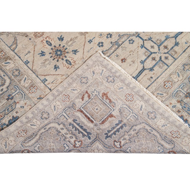 21st Century Contemporary Wilton Indian Wool Rug For Sale - Image 4 of 13