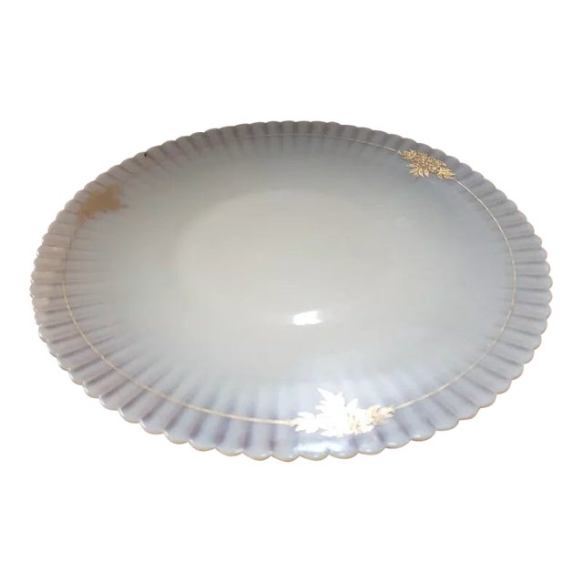 Vintage Macbeth Evans Monax Petalware Regency Plate For Sale