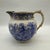 Antique English Blue Transferware Pitcher, Romantic Landscape With Castle For Sale - Image 10 of 13