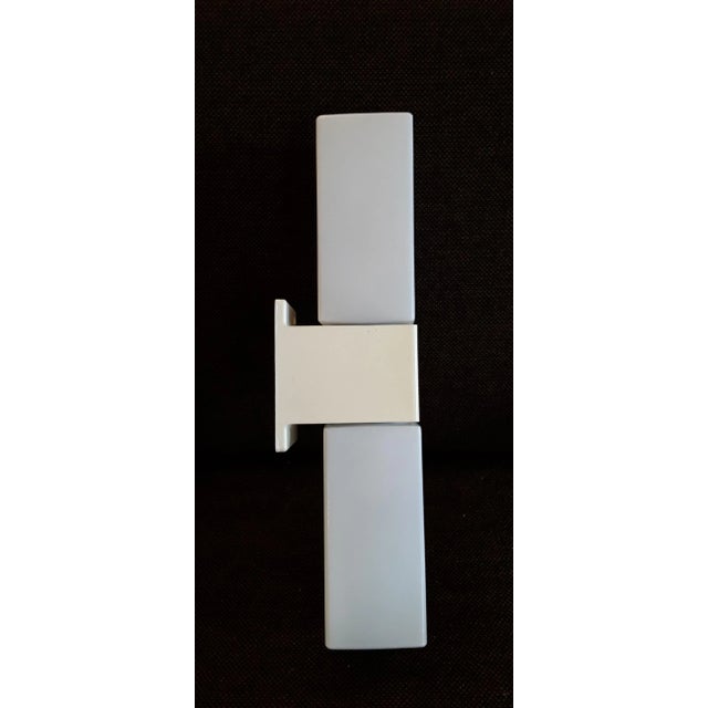 Vintage 2-Bulb Wall Lamp with Glass Shade, 1970s, in Very Good conditions. Designed 1970 to 1979 This piece has an...