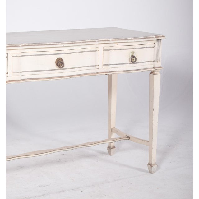 Portuguese White Painted Console, 1890s For Sale - Image 13 of 14