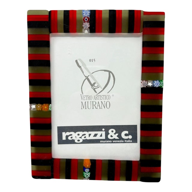 Murano Glass Picture Frame For Sale