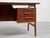 Midcentury Danish Desk Known Model 75 in Teak attributed to Omann Jun 1960s For Sale - Image 11 of 13