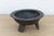 Contemporary Small Vintage Black Clay Tripod Bowl For Sale - Image 3 of 6