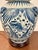 Large Porcelain Jar Lamp Blue & White Glaze. For Sale - Image 4 of 7