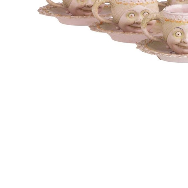 Porcelain Coffee Cups and Saucers from Schafer & Vater, Set of 12 For Sale - Image 3 of 6