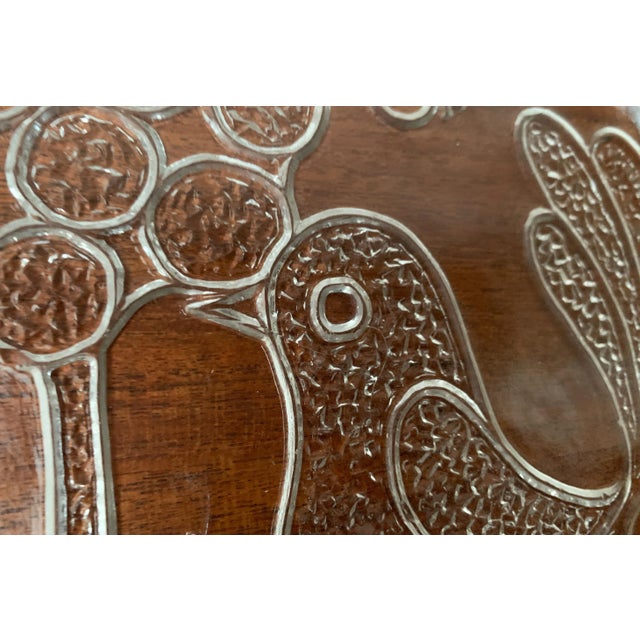 Mid-Century Modern Mid-Century Swedish Glass Plate from Kosta Boda For Sale - Image 3 of 18