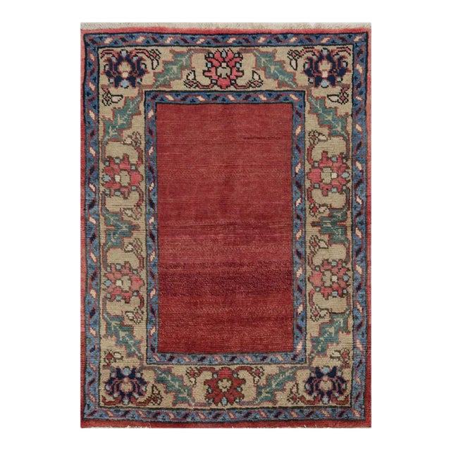 1970s Vintage Persian Heriz Area Rug – 2'11" X 3'10" For Sale