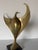 1980s Art Deco Style Brass Bird Sculpture on Black Marble Base For Sale - Image 12 of 12