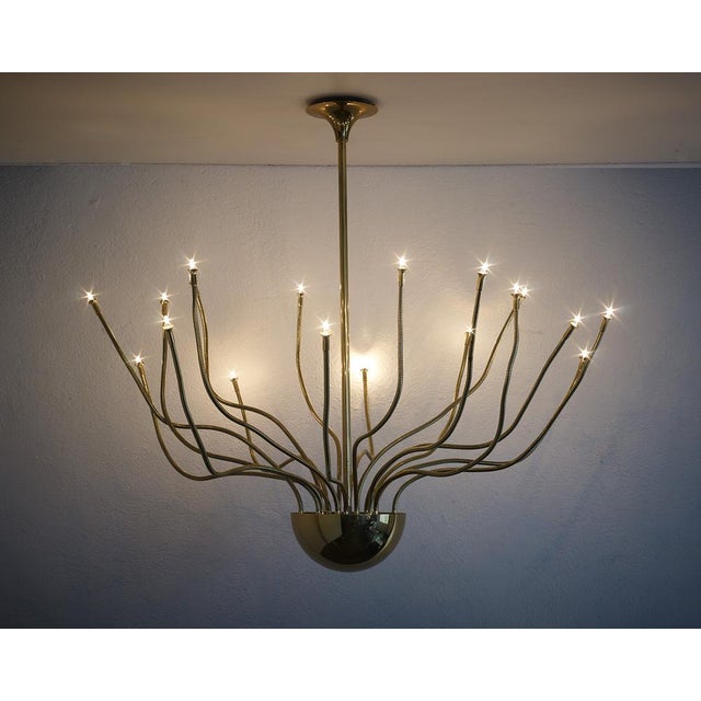 Large Medusa Ceiling Lamp from Florian Schulz, 1980s For Sale - Image 5 of 10