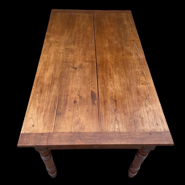 Louis Philippe Dining Table in Cherry For Sale - Image 6 of 15
