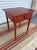 A Pennsylvania Turned Leg Red Wash Painted 1 Drawer Side Table, Circa 1840’s For Sale - Image 10 of 17