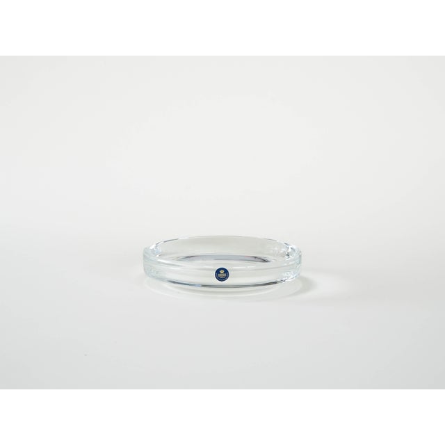 Danish Crystal Platter from Royal Copenhagen, 1970s For Sale - Image 3 of 8