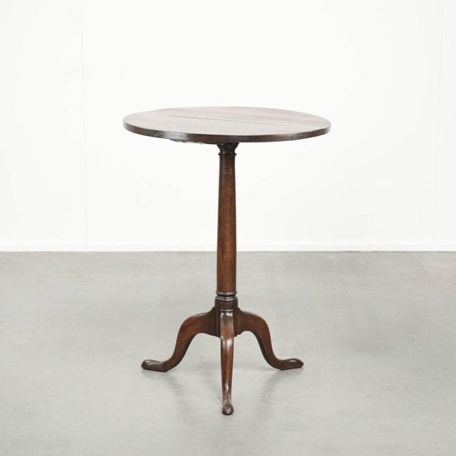 Antique English Oak Side Table, 1700s For Sale - Image 11 of 11