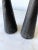 Black Pair of Hand-Forged Iron Candlesticks by Luis Marquez For Sale - Image 8 of 8
