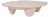 Athen Nude Faux Stone Coffee Table For Sale