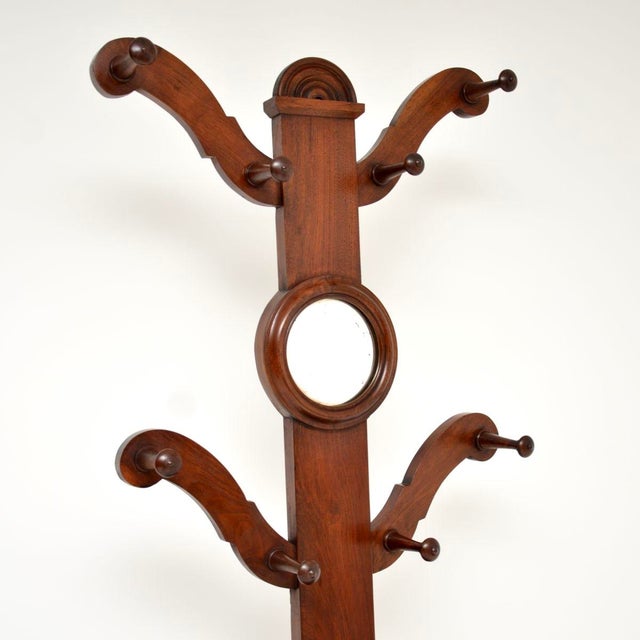 Late 19th Century Antique Victorian Tree Hall Stand, 1870s For Sale - Image 5 of 13