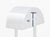Robert Sonneman Style Chrome Plated Desk Lamp, with dome top articulated light and two column supports mounted on...