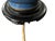 Antique 19th Century Chinese Cloisonné Vase Lamp With Cherry Blossoms & Swallows on Cobalt Blue Ground, 18" For Sale - Image 15 of 15