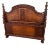 Gorgeous Antique Renaissance Revival Headboard, Footboard Full Size Carved Oak. 52" Tall X 3" Deep X 57" wide. The...